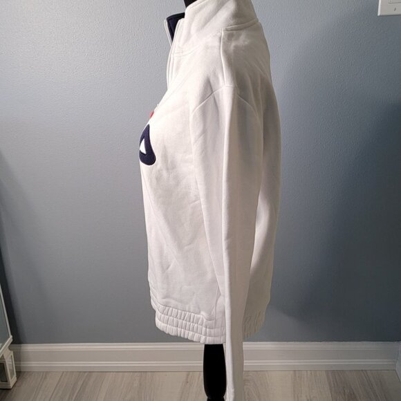 FILA Ladies Quarter Zip White Fleece Pullover NWT Size Small Retail $78 - Picture 6 of 12